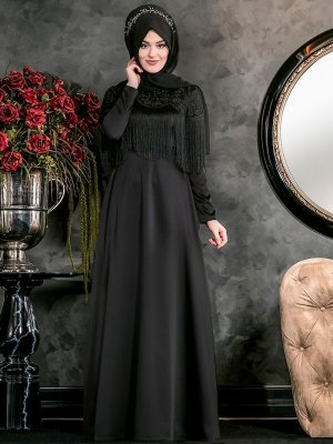 An-Nahar Siyah Nağme Abiye Elbise