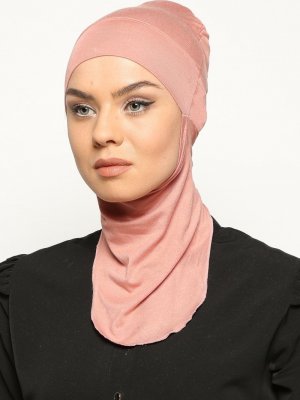 Ecardin Koyu Somon Pratik Hijab Bone