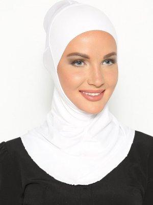 Ecardin Beyaz Clima Fit Hijab Bone