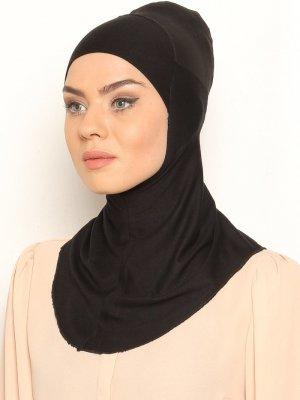 Ecardin Siyah Clima Fit Hijab Bone