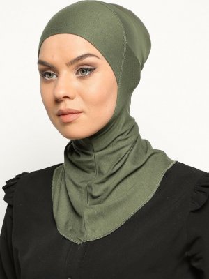 Ecardin Haki Clima Fit Hijab Bone