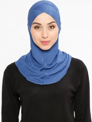 Ecardin Saks Büyük Hijab Çapraz Bone