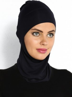 Ecardin Lacivert Pratik Hijab Bone