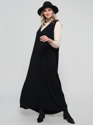 Alia Siyah Jile Elbise