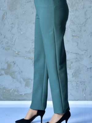 Sefamerve Çağla Yeşili Beli Lastikli Pantolon