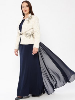 Le Mirage Lacivert Ceket&Elbise Abiye Takım