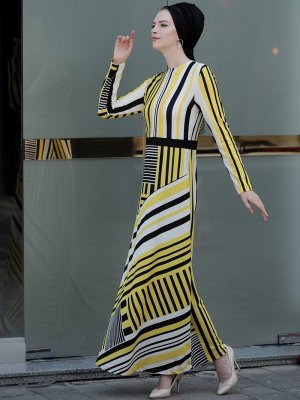 Selma Sarı Design Sarı Şifa Elbise
