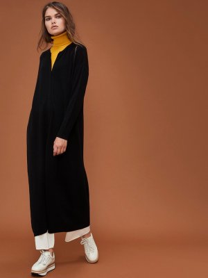 İnspiration Siyah Fermuarlı Hırka