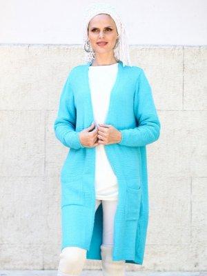 Tesse Açık Mavi Triko Hırka