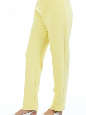 Sefamerve Sarı Beli Lastikli Pantolon