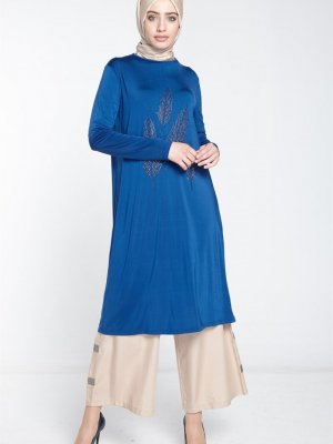 Armine İndigo Tunik