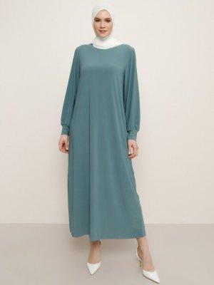 Alia Çam Yeşili Basic Elbise