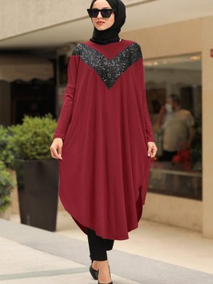 Neva Style Bordo Tunik