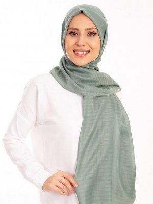 QRAS Mint Yeşili Cotton Store Şal