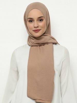 Balse Eşarp Koyu Taş Pamuksu Ayrobin Şal